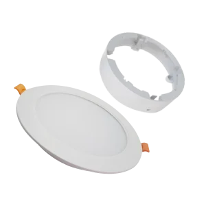 چراغ‌ سقفی توکار گرد 18 وات | Back Light | مدل سروش - قاب تبدیل توکار به روکار