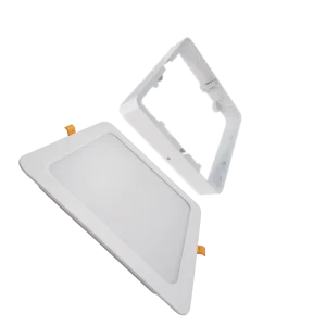چراغ‌ سقفی توکار مربع 24 وات | Back Light | مدل سروش - قاب تبدیل توکار به روکار