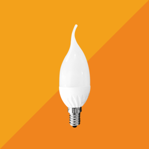 لامپ 5 وات اشکی مات LED