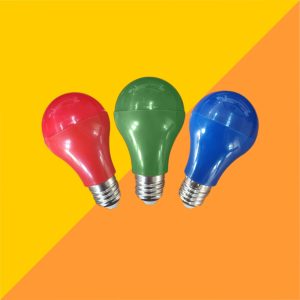 لامپ حبابی LED رنگی 7W