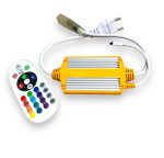 ریسه LED ولتاژ بالا سایروکس مدل 5050 RGB | توان 8 وات/متر، ولتاژ 230V و استاندارد IP65