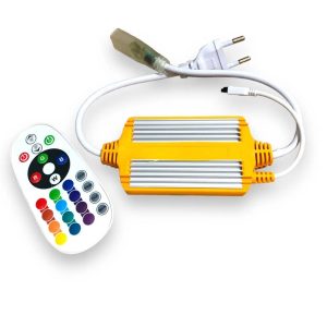 ریسه LED ولتاژ بالا سایروکس مدل 5050 RGB | توان 8 وات/متر، ولتاژ 230V و استاندارد IP65